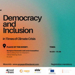 EU24 Final Event - Democracy and Inclusivity in Times of Climate Crisis