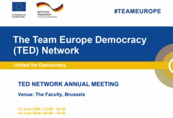 Antonella Valmorbida, Manal Snidi, and Adrien Licha will attend the TED Annual Meeting in Brussels, to be active with speeches and a stand, particularly within Working Group 2 "citizen engagement". 