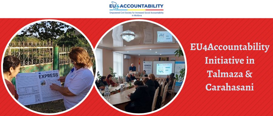 Simple but effective solutions implemented in Talmaza and Carahasani to increase transparency and communication between citizens and local public authorities: an initiative of EU4Accountability