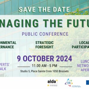 FOSTER Public Conference - Managing the future for environmental resilience