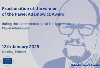 Proclamation of the winner of the Paweł Adamowicz Award