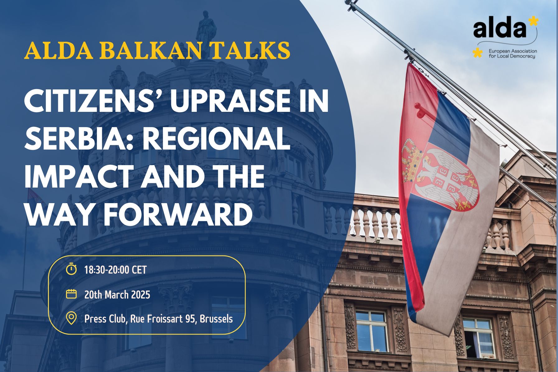 ALDA Balkans Talks: Citizens’ Uprising in Serbia